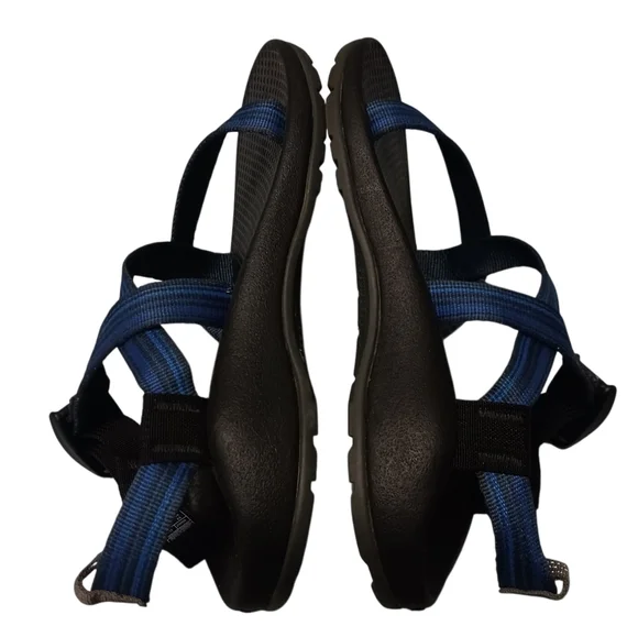 Chaco Z/Cloud sandals big kid size 4 blue and black waterproof hiking - Picture 4 of 8